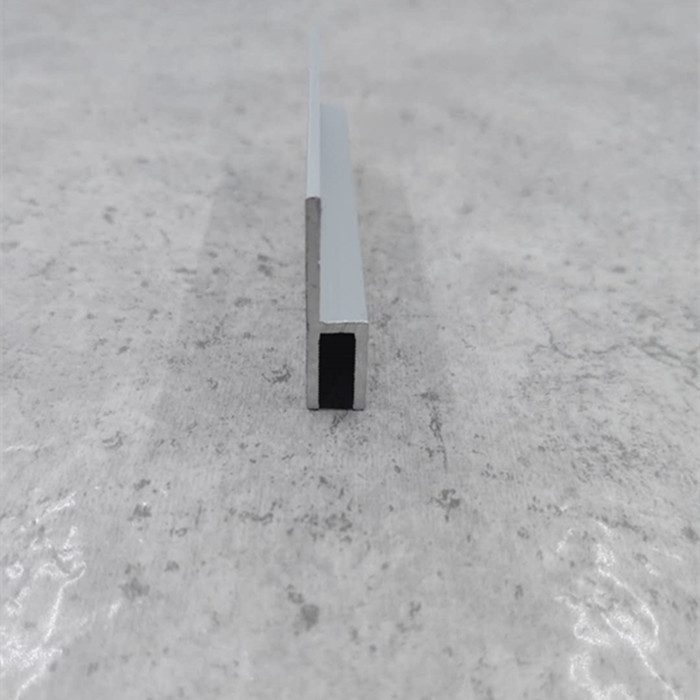 极速铝合金h型槽30*8*1.8内径4.5灯箱L橱窗无框卡布收边玻璃固定