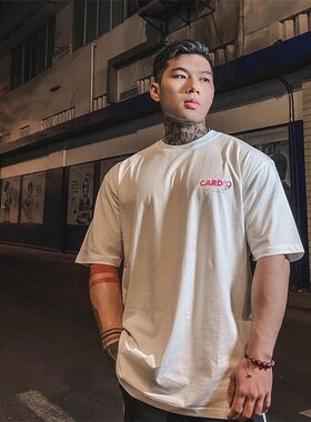 极速Mean Fitness Bodybuildingt-shirt Fashion Casual Setwear