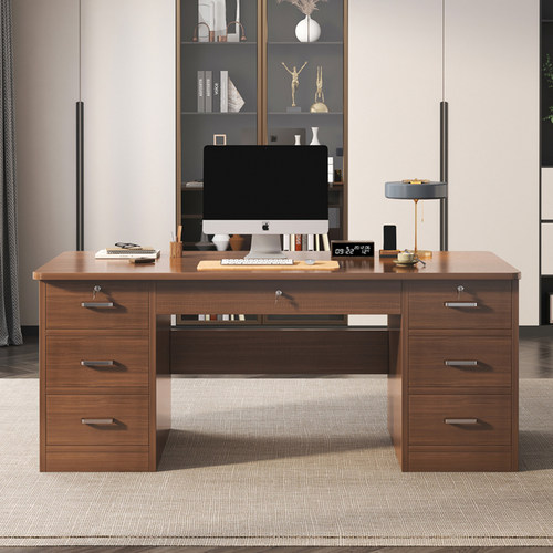 新品办公桌简约现代n家用桌子工作台职员工位办公室电脑桌椅组合