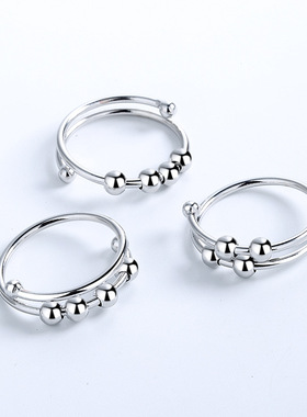 极速2021 fidget beads rsings for women men Rotate Freely Ant
