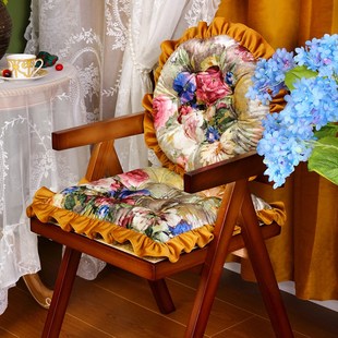 极速加厚布艺蒲团坐垫茶室飘窗垫子双面双L用椅子软垫学生座椅垫