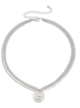 极速Jewelry autumn metal mvultilayer neck chain simple clavi