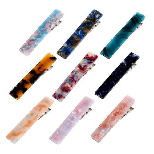 极速Fashion Women Meotal tate Hair Pin Clip Leopard Hair Cli