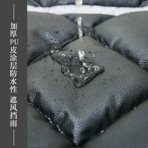 极速电动摩托车挡风被冬季加绒加厚加大电车电瓶车TPU保暖罩护膝