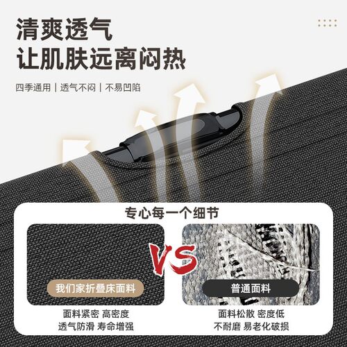 新品折叠床单人家用午q休躺椅办公室成人午睡床户外行军床医院陪