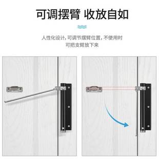 置外开关门 闭门木a器家用简易缓冲自动关门器回弹闭合门关门装