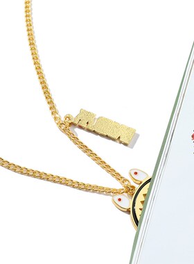 极速Bigc Shark Necklace Pendant Men Set Culture Titanium Fas
