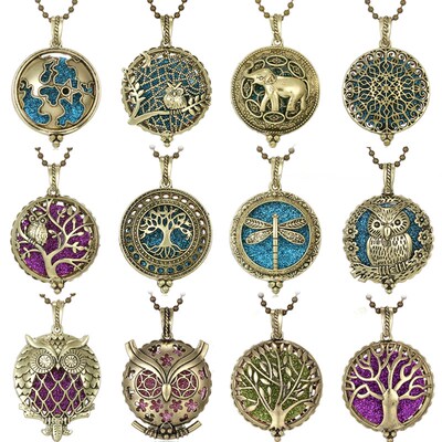极速Aroma Diffuser Necklace AromatherapIy Jewelry Pendant e