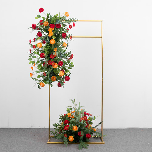 极速婚庆道具指示牌架子拱形背景架婚礼花架迎宾R区铁艺方形拱门