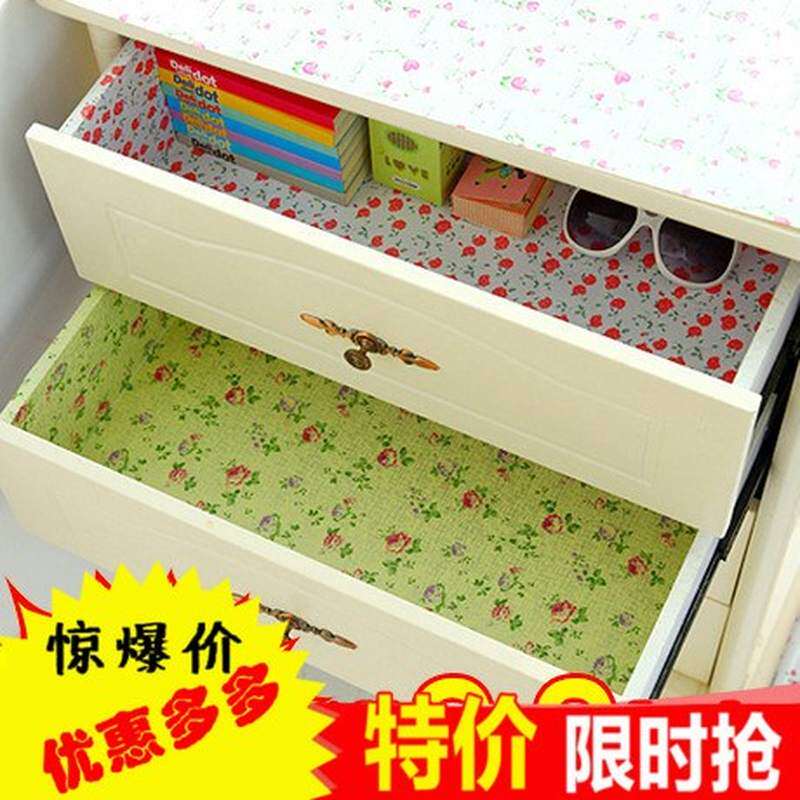 极速328d3 自粘防水防潮抽屉垫防油污橱柜垫子防滑贴纸衣柜垫纸防