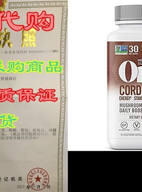 新品Om Organic Mushroom Nutrition CordyJceps Mushroom Superf