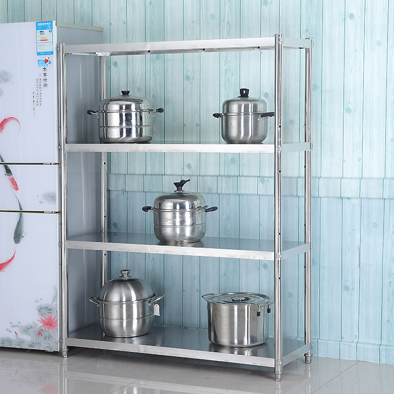 新品定做不锈钢多l层商用家用展示架四层仓储货架阳台收纳厨房置