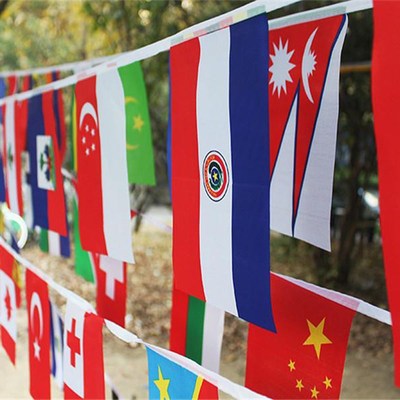 极速1 Set Euro Cupn Country Flag Bunting String National Fla