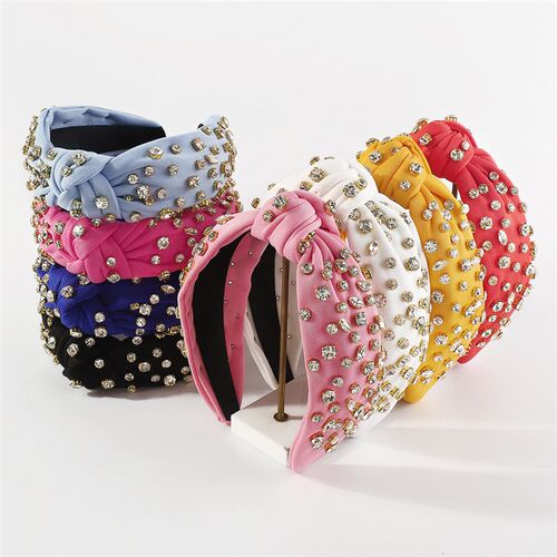 极速@Lady Baroque Fullr Diamond Cloth Knotting Headband/Hair