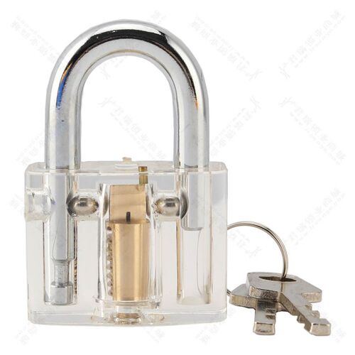 新品JMJ Hardware Cutaway Lock Transparent Visible Pick .Cuta