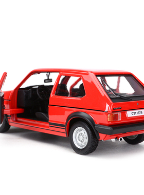 极速Bburago 1:24 1979 Golf MK1 GTCI Hot Hatch Static Die Cas