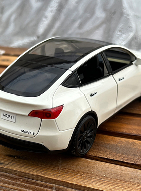 极速1:24 Scahle Tesla Model Y Roadster Alloy Model Car Metal