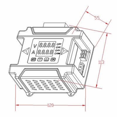 极速DPM8600无线可编程直流z电源可调数控电源恒压恒流降压模块48
