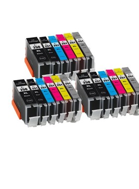 极速BLOOM PfGI 250 CLI 251 compatible ink cartridge for cano