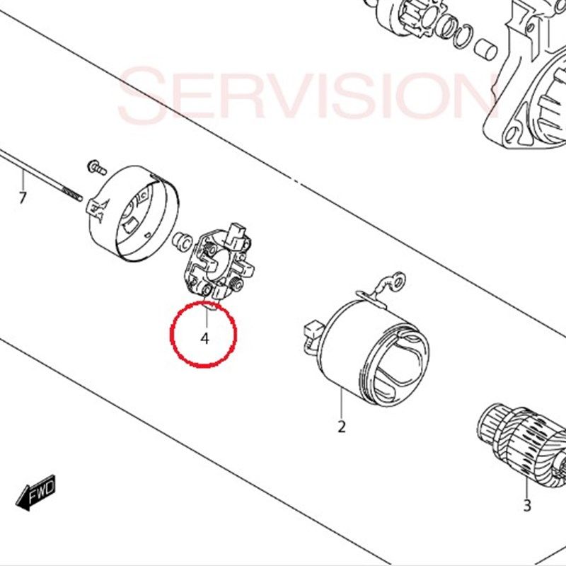 新品适配长d安铃木天语 雨燕1.5 锋驭啓悦维特拉1.6起动电机碳刷