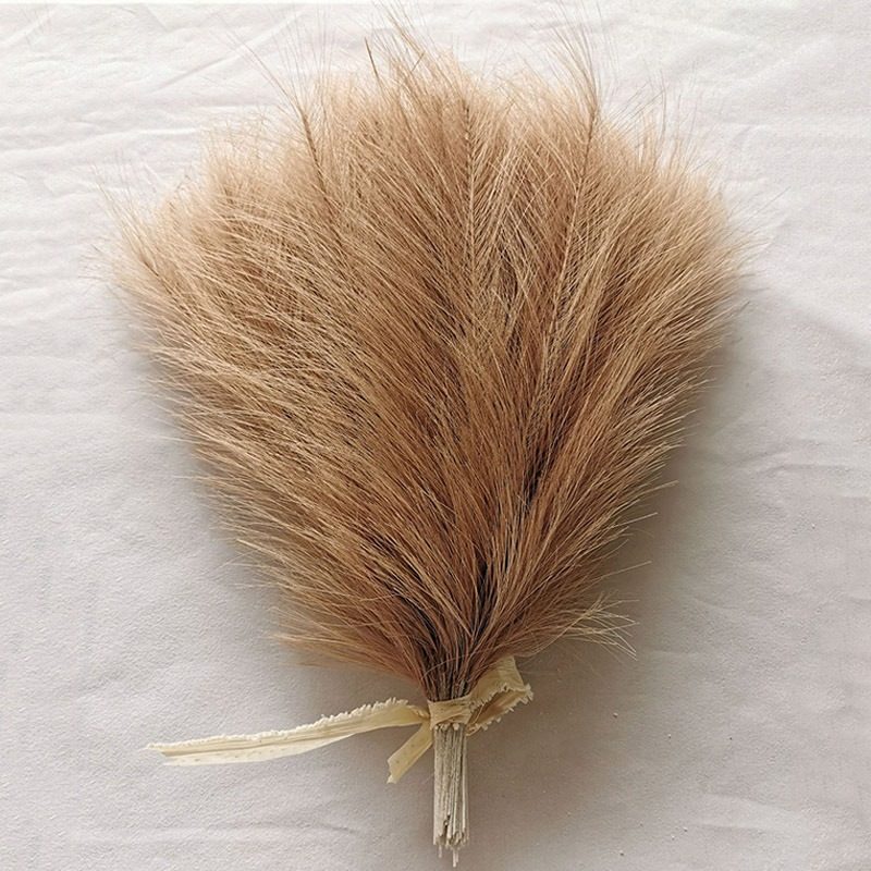 极速10/30Pcsh Fluffy Pampas Grass Artificial Flowers Decorat
