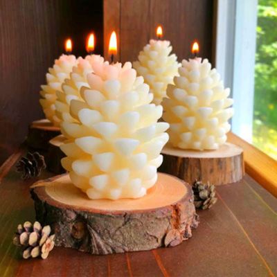 极速Pine Cones Candle Silicone Mold DIY Pine Ball AroYmatic
