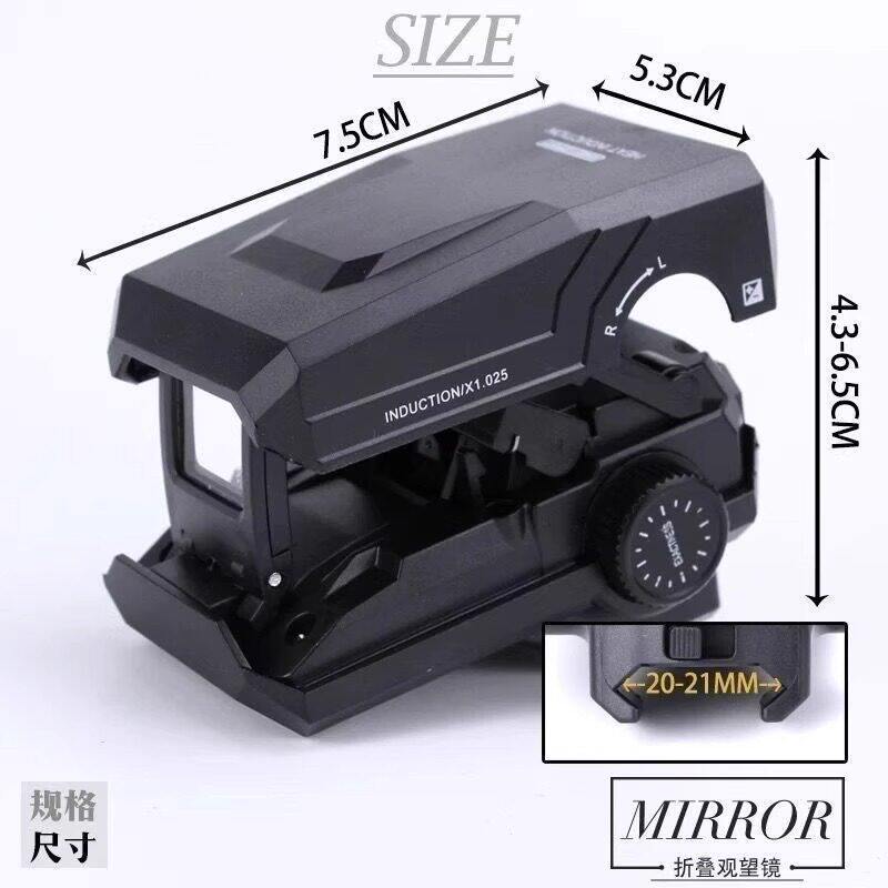 折叠全息红点侧面瞄准器20-22MM图片