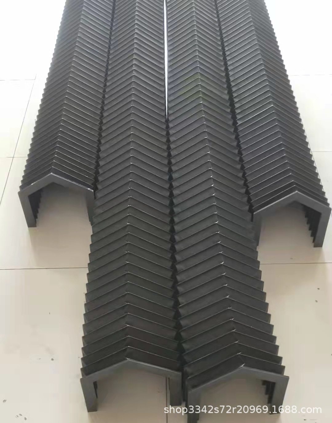 宁波机床直线导轨伸缩式防尘罩 三防布双线轨风琴防护罩 铠甲防罩