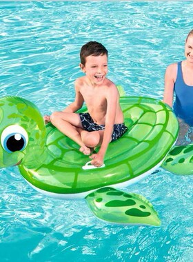 Bestway41041海龟坐骑水上动物游泳圈成人儿童游泳座圈充气坐骑