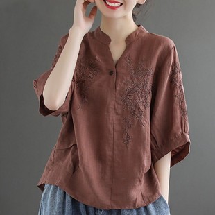 New Arts Design 2020 Cotto Embroidery Summer Women 新品 Style