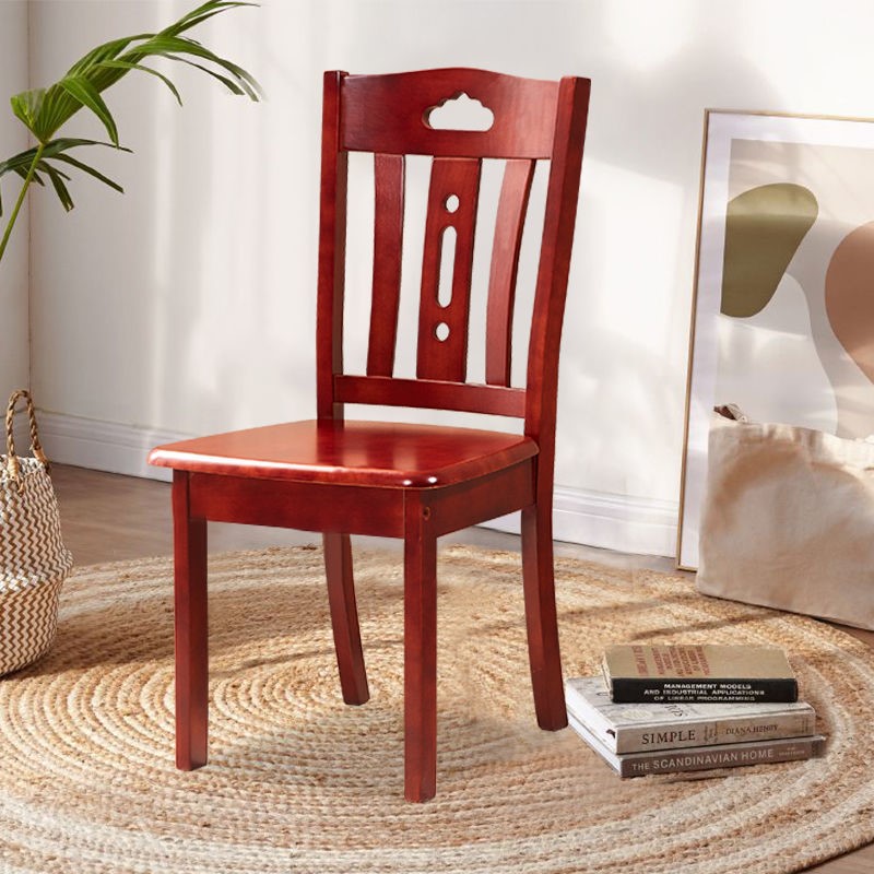 全实木餐椅靠背椅子家用凳子现代简约餐厅中式书房酒店饭店赵