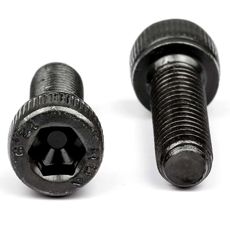 12.9级高强度发黑圆柱头内六角螺丝钉套装杯头内六角螺栓盒装GB70