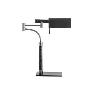 新品后现代简约工业铁艺个性皮革设计师卧室床头客厅时尚台灯