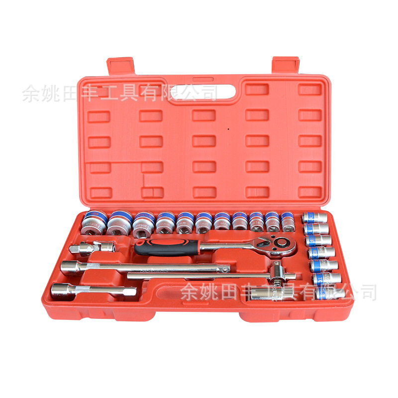 TF-6015 24件套套筒组套 塑盒组套 修理组套 手工工具