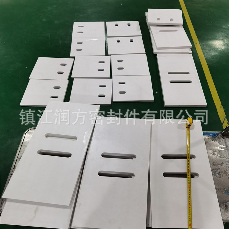 聚四氟乙烯PTFE填充玻璃纤维板材件 镂空雕刻CNC件