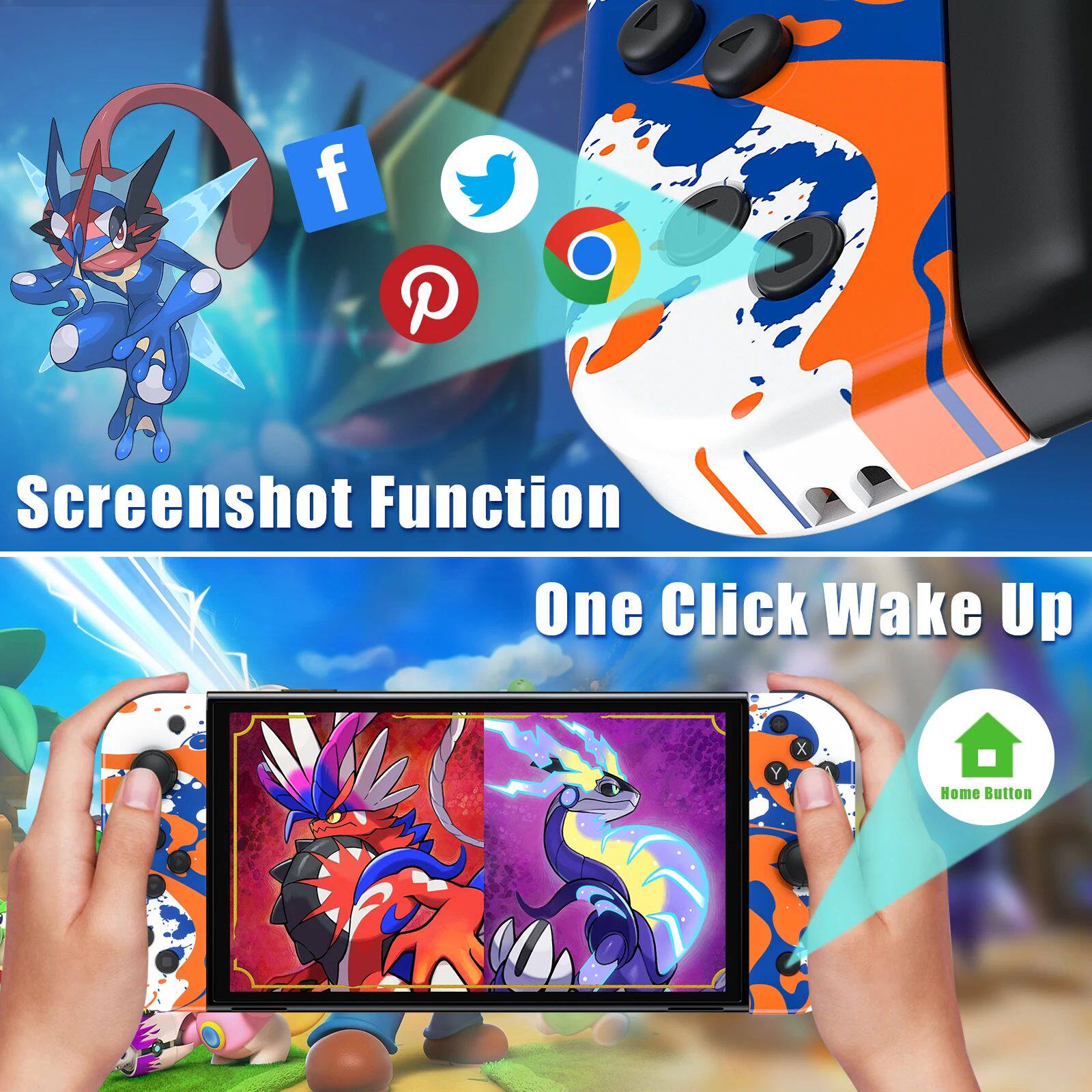 JOY PAD FOR NINTENDO SWITCH JOY CONS JOYCONS WIRELESS CONTRO