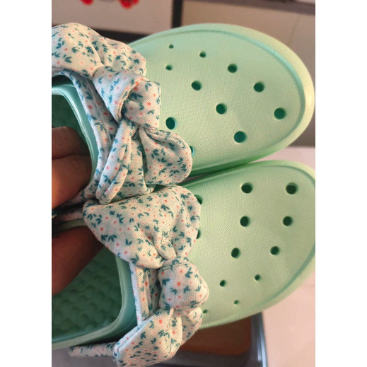 Skechers斯凯奇Foamies 马卡龙fafa洞洞鞋舒适 洞洞鞋女款绿色