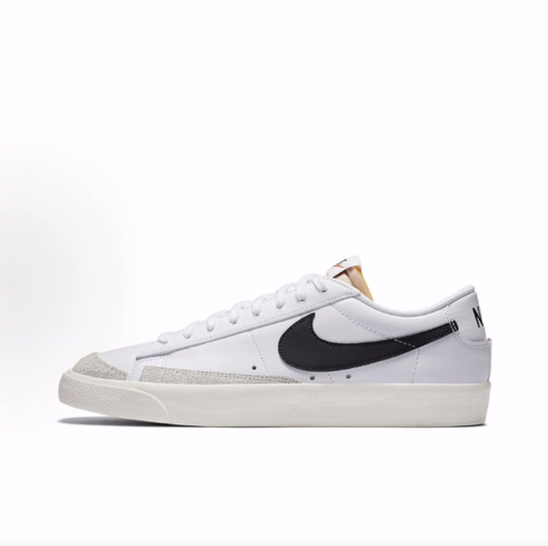 Nike Blazer 合成革麂皮 Vintage 低帮 板鞋 男款 乳白