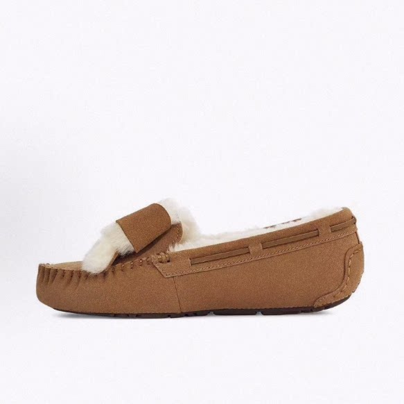 UGG 舒适蝴蝶结 平底鞋 女款
