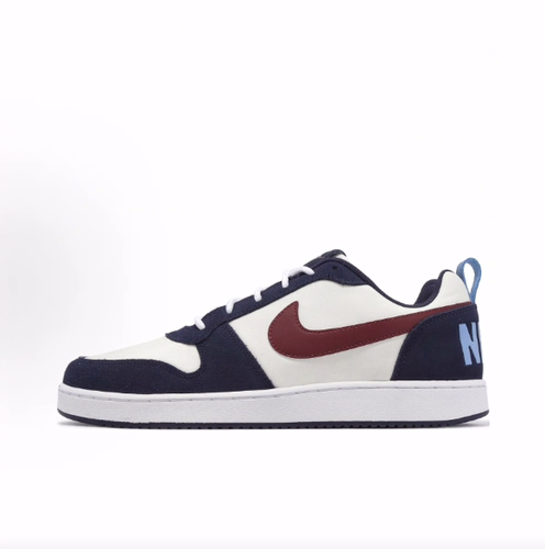 Nike Court Borough Premium 低帮 板鞋 男款 蓝白