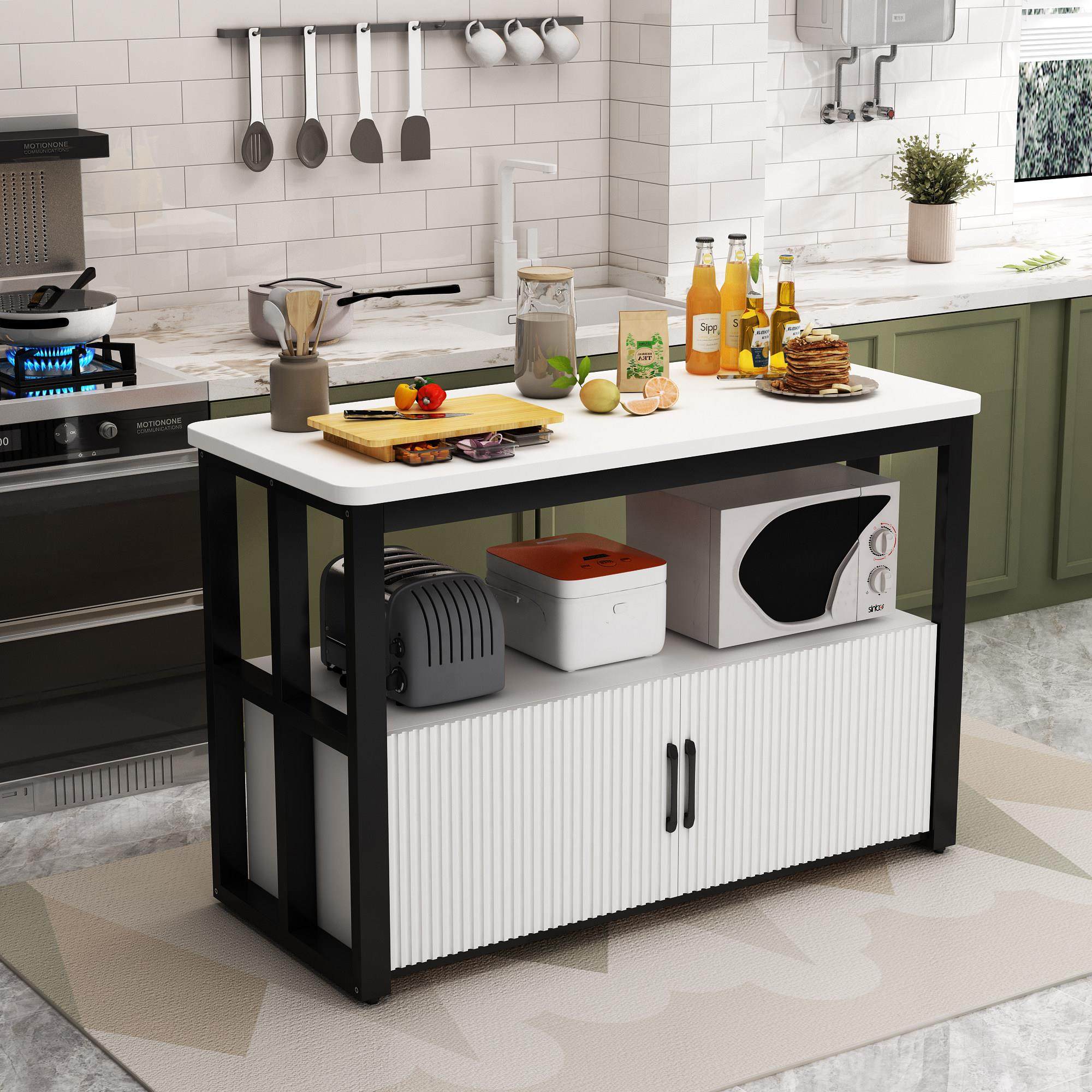 厨房落地置物架多层收纳层架切菜操作台多功能储物柜橱柜家用切菜,厨房/烹饪用具,厨房置物架/置物柜/角架,淘宝优惠券,粉丝福利购,淘宝优惠卷