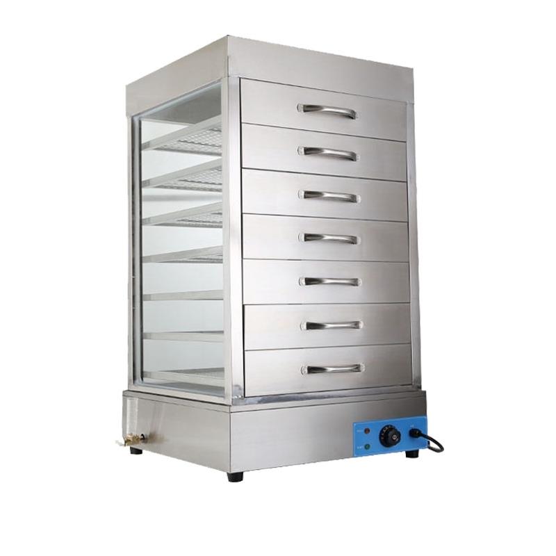 包子机蒸包柜玻璃抽屉式保温蒸柜电蒸箱蒸炉电热蒸包机蒸包炉商用