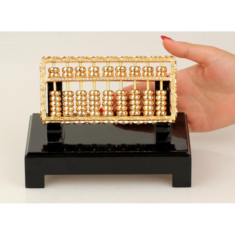 如意算盘 带底座 合金小算盘