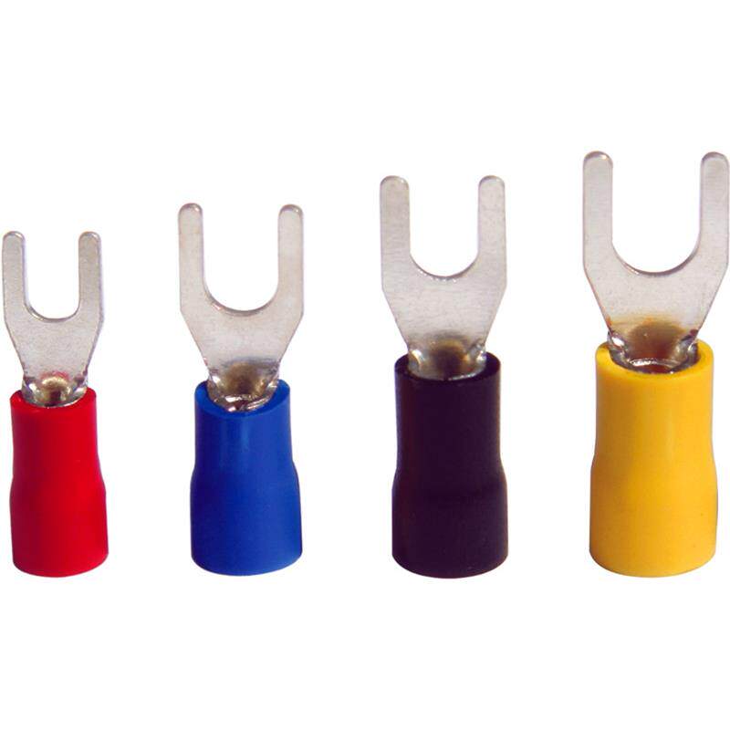 SV2-3.2S紫铜预绝缘 冷压端子 铜鼻子 U型Y型叉型压线接线端头