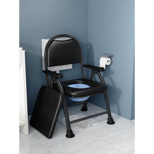 老人孕妇坐便椅折叠防滑坐便器家用坐便凳马桶老年残疾病人坐侧椅
