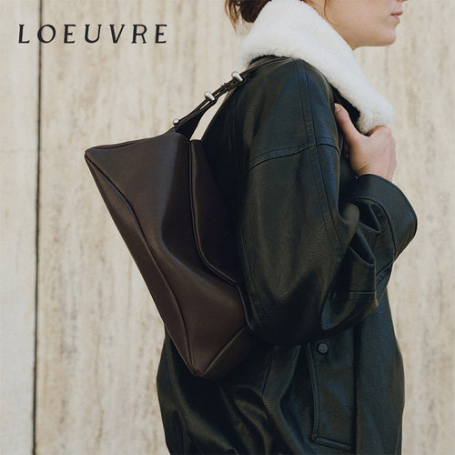 loeuvre新款单肩手提包轻复古风