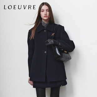 SW5XJ919 女士收腰设计毛呢上衣 loeuvre全羊毛西装 外套25秋冬新款