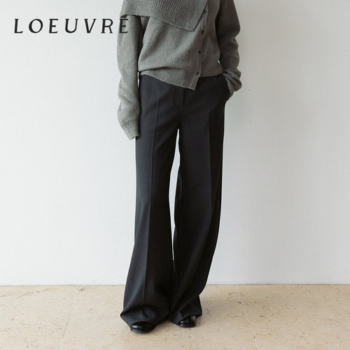 loeuvre垂坠感休闲西装裤长裤