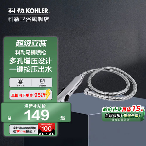 科勒马桶喷枪冲洗器98100