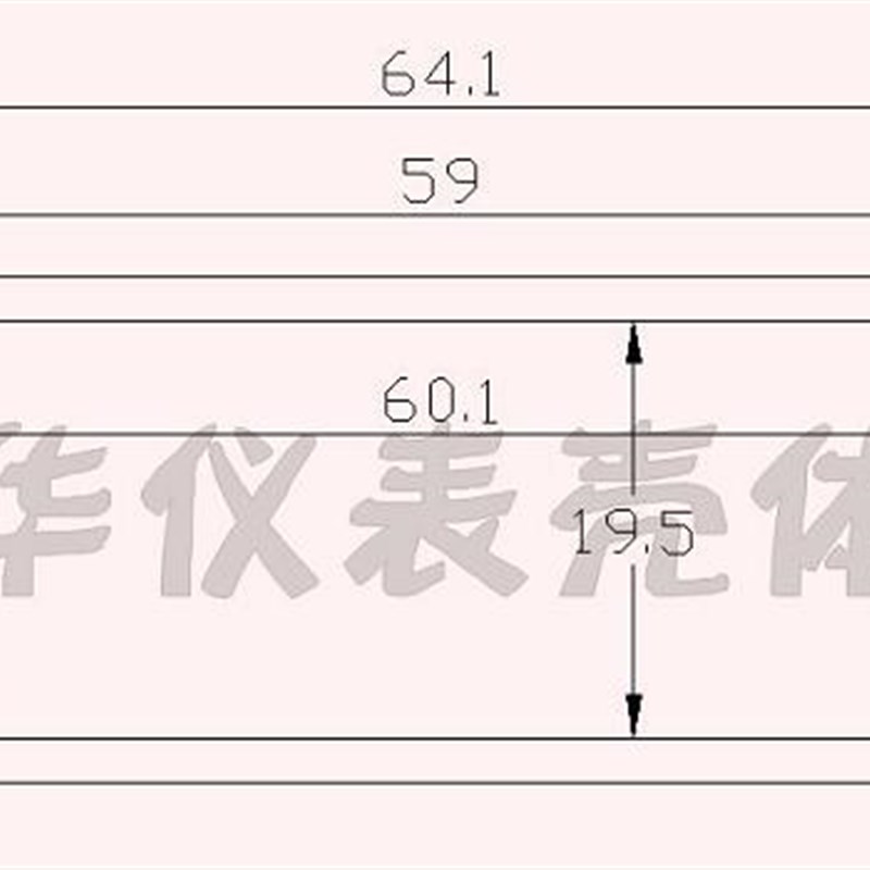 速发优质铝壳/电子金属壳体/仪表铝型材接线盒74号:2.5*64.1*100